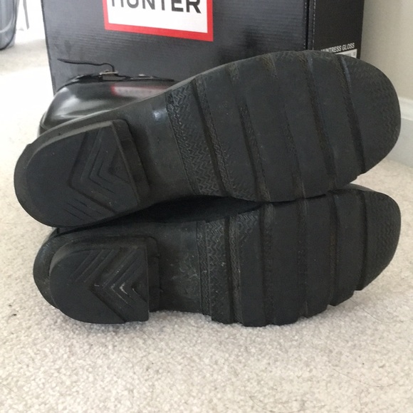 Hunter Sz 7 “Huntress” Gloss Wide Calf Rain Boots - Picture 6 of 8